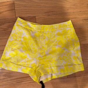 Alexis Calisto Floral Yellow Women's Shorts